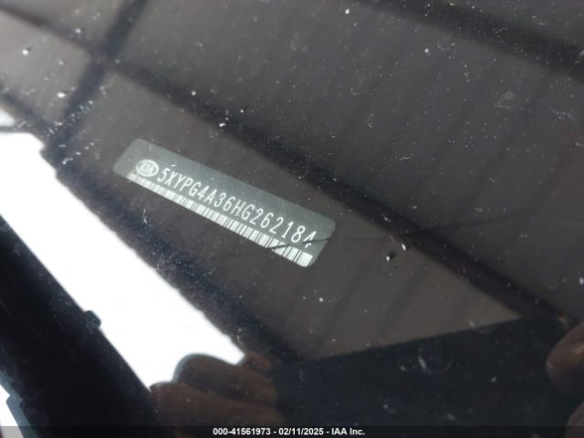 5XYPG4A36HG262184 KIA Sorento 2.4l Lx