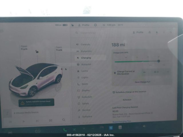 7SAYGDEE8PF817015 Tesla Model Y Awd/long Range Dual Motor All-wheel Drive