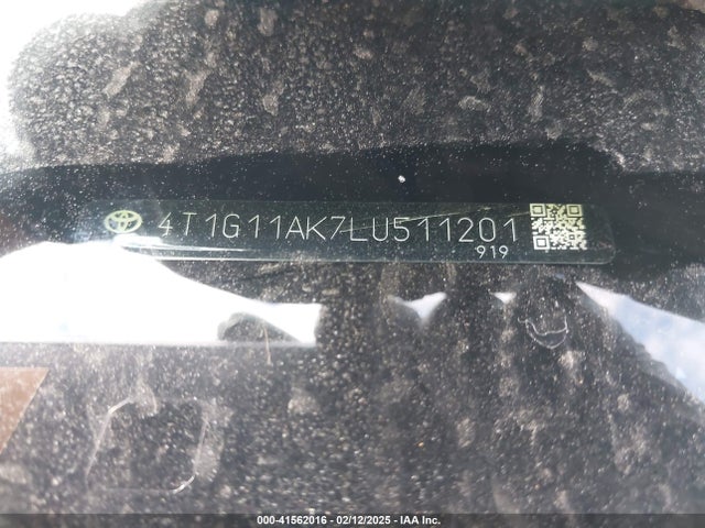 Toyota CAMRY SE 2020 4T1G11AK7LU511201 Image 9