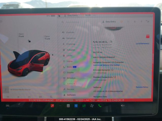 5YJ3E1EB0JF064041 Tesla Model 3 Long Range/performance