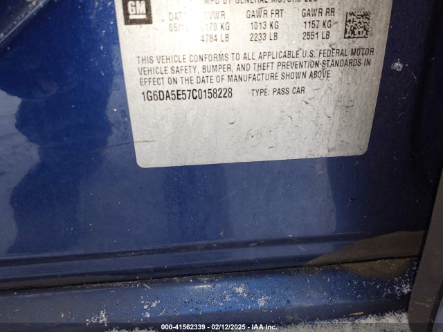 2012 CADILLAC CTS 1G6DA5E57C0158228 Photo 8