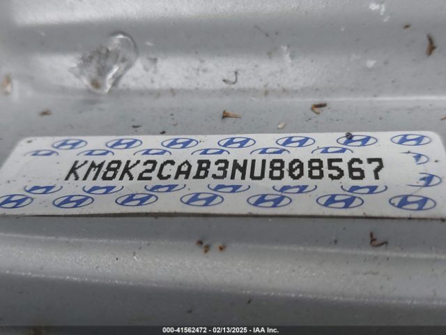 KM8K2CAB3NU808567 Hyundai mpi nu pe