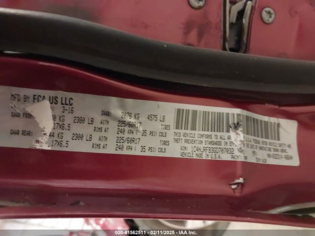 1C4NJRFB3GD707032 Jeep Patriot High Altitude Edition