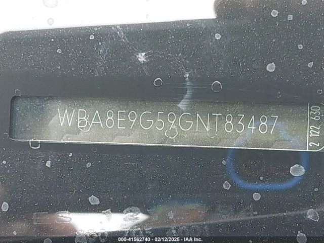 WBA8E9G59GNT83487 BMW 328I
