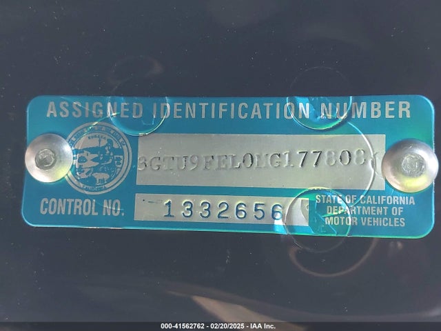 3GTU9FEL0MG177808 GMC l87 - di dfm, alum, gen 5