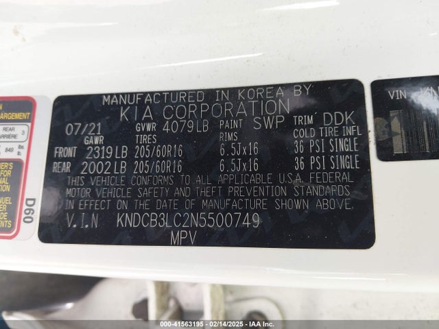KIA gdi 2022 KNDCB3LC2N5500749 Image 9