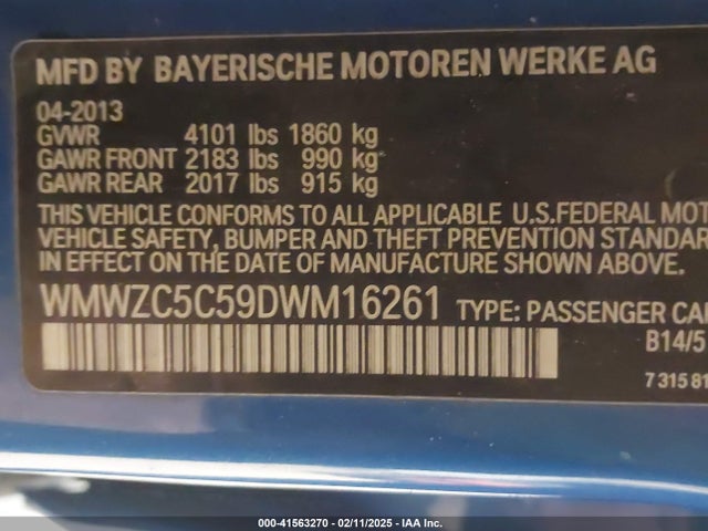 2013 MINI COUNTRYMAN WMWZC5C59DWM16261 Photo 8