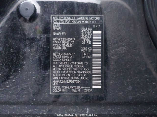 2018 NISSAN ROGUE KNMAT2MV8JP537754 Photo 8