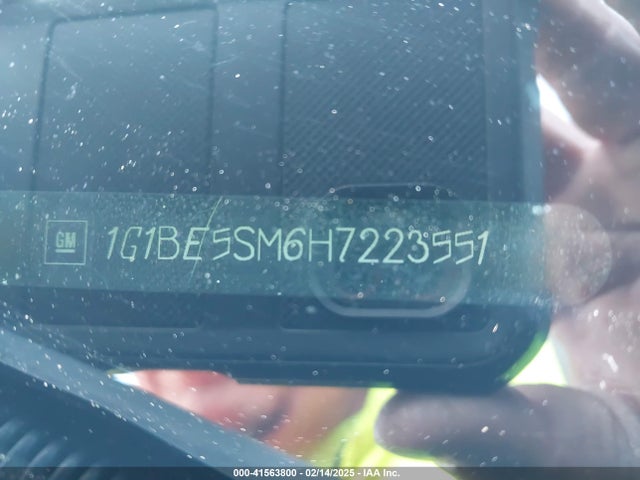 1G1BE5SM6H7223551 Chevrolet Cruze Lt Auto