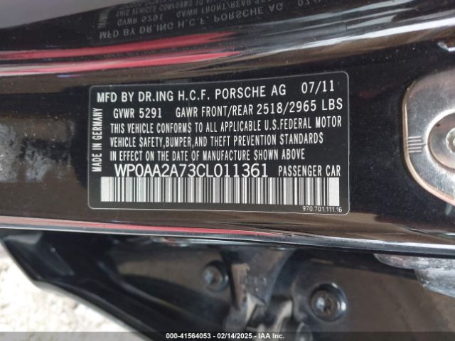2012 PORSCHE PANAMERA WP0AA2A73CL011361 Photo 8