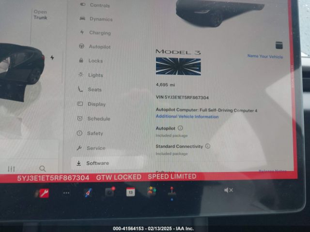 5YJ3E1ET5RF867304 Tesla Model 3 Performance All-wheel Drive