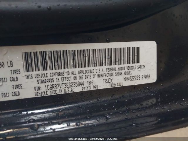 1C6RR7VT3ES235844 RAM 1500 Laramie