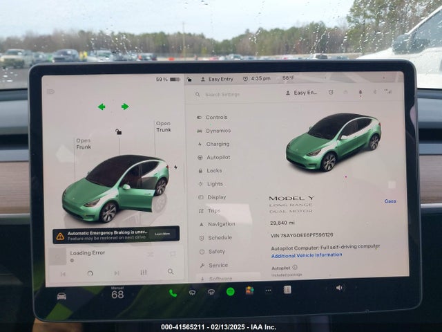 2023 TESLA MODEL Y 7SAYGDEE6PF596126 Photo 6