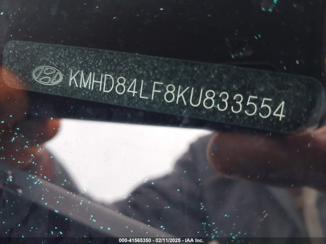 KMHD84LF8KU833554 Hyundai Elantra Value Edition