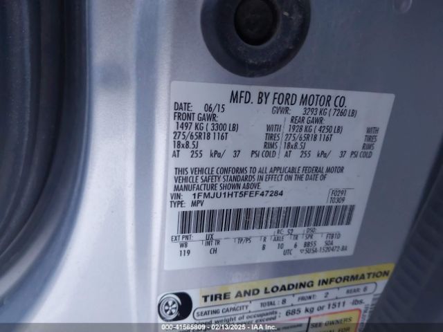 1FMJU1HT5FEF47284 Ford Expedition Xlt