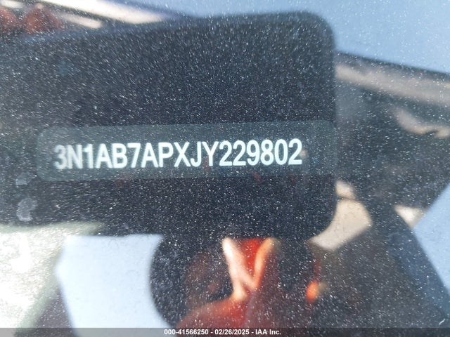 3N1AB7APXJY229802 Nissan SENTRA S