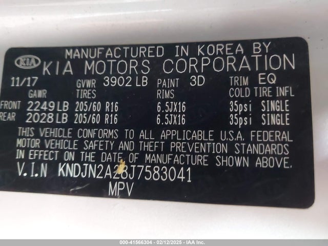 KNDJN2A28J7583041 KIA Soul