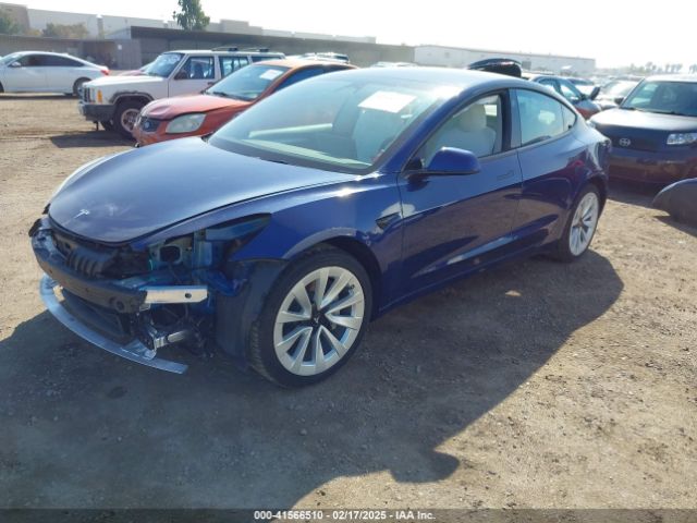 5YJ3E1EB5NF204705 Tesla Model 3 Long Range Dual Motor All-wheel Drive