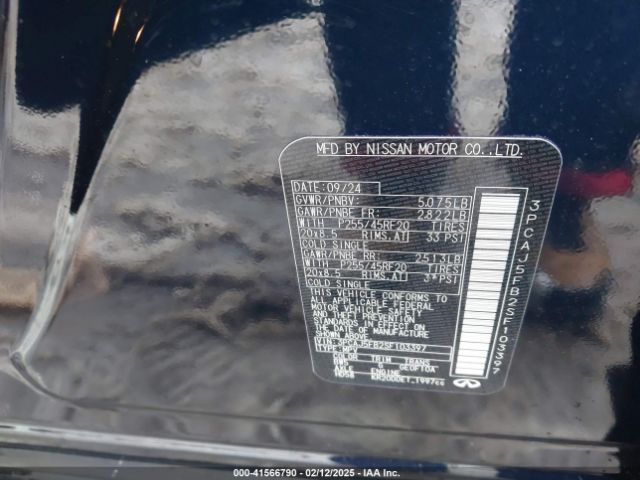 3PCAJ5FB2SF103397 Infiniti Qx50 Sport Awd