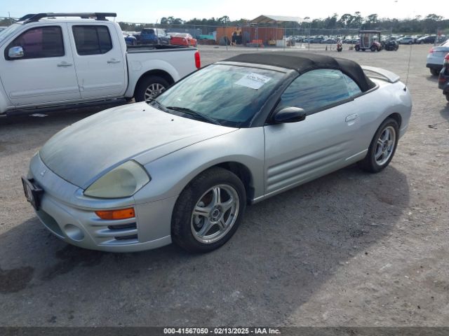 2003 MITSUBISHI ECLIPSE SPYDER 4A3AE45G13E013413 Photo 1