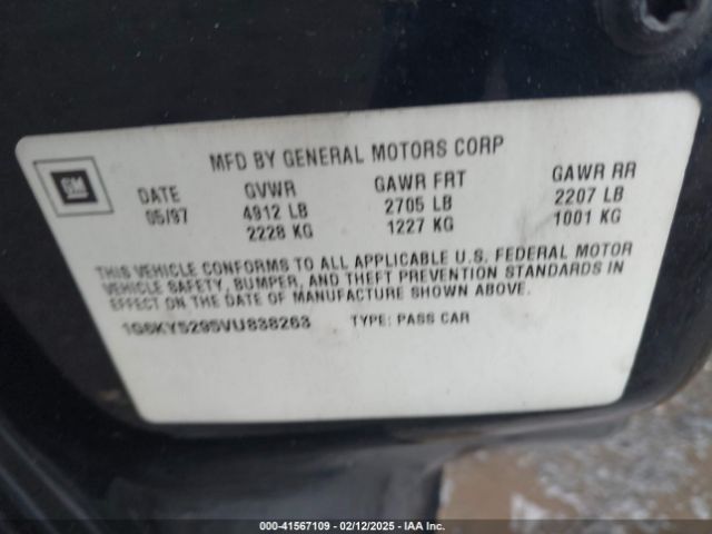 1997 CADILLAC SEVILLE 1G6KY5295VU838263 Photo 8