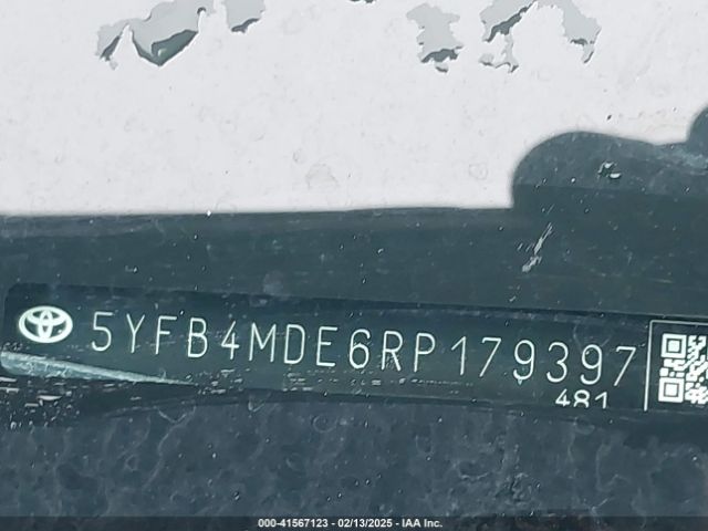 5YFB4MDE6RP179397 Toyota COROLLA LE