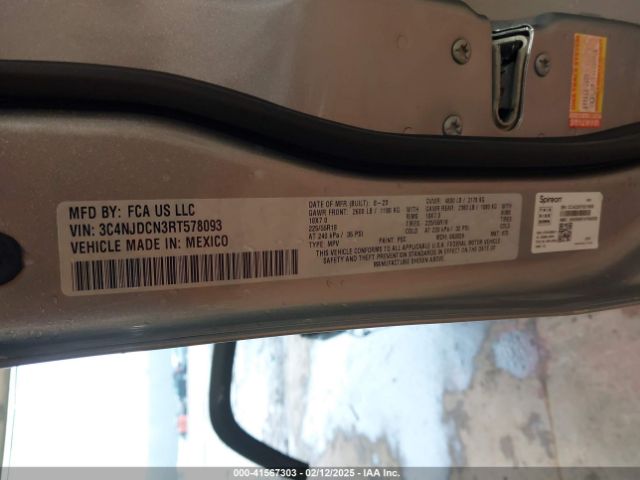 3C4NJDCN3RT578093 Jeep Compass Limited 4x4