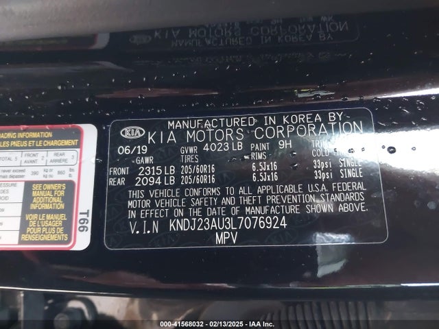 KNDJ23AU3L7076924 KIA SOUL S