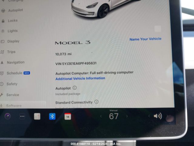 5YJ3E1EA6PF495631 Tesla Model 3 Rear-wheel Drive