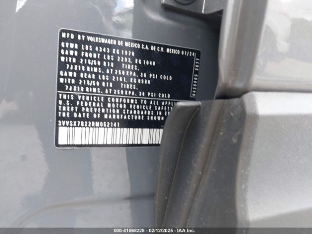 2024 VOLKSWAGEN TAOS 3VVSX7B22RM052141 Photo 8