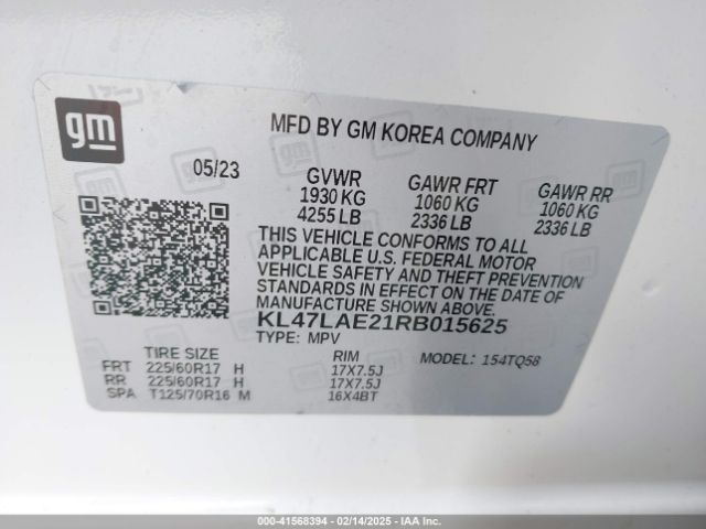 KL47LAE21RB015625 Buick Envista Preferred Fwd