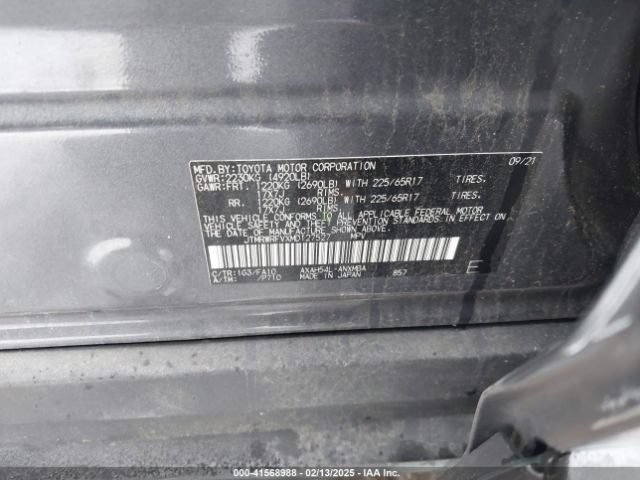 JTMRWRFVXMD127527 Toyota Rav4 Hybrid Xle