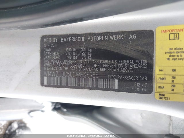 2012 MINI COOPER S COUNTRYMAN WMWZC3C50CWM26955 Photo 8