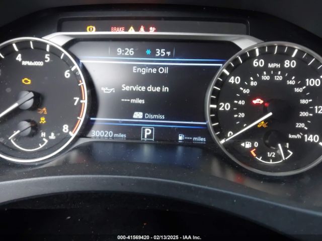 1N4BL4DWXNN339712 Nissan Altima Sv Intelligent Awd