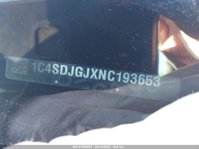 1C4SDJGJXNC193653 Dodge Durango Srt 392 Awd