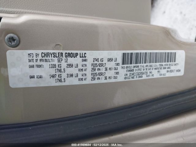 2013 CHRYSLER TOWN & COUNTRY 2C4RC1CG6DR564728 Photo 8