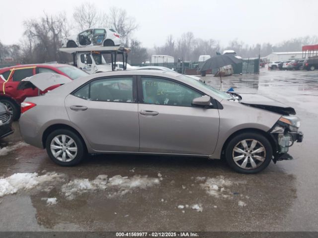 2T1BURHE2FC374402 Toyota COROLLA LE