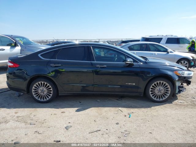 3FA6P0RU9ER111834 Ford Fusion Hybrid Titanium