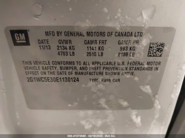2G1WC5E30E1130124 Chevrolet Impala Limited Ltz