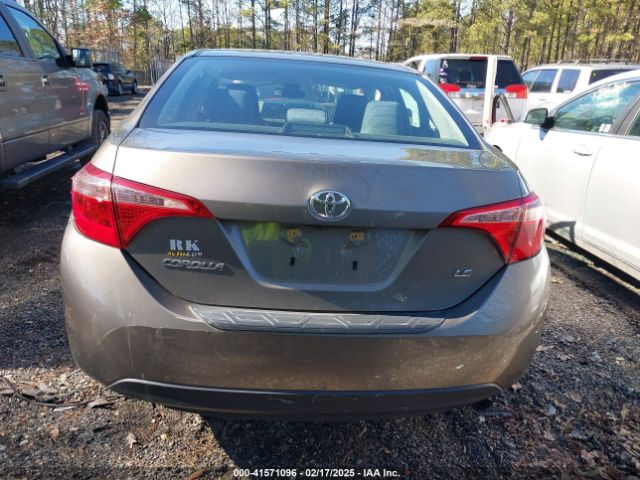 2T1BURHE2KC186389 Toyota COROLLA LE