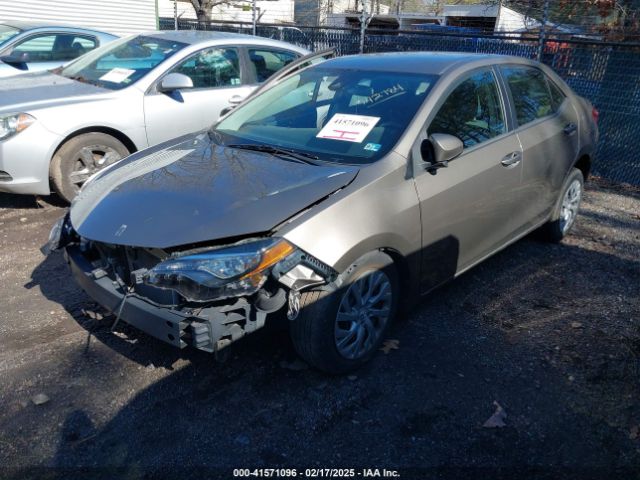2T1BURHE2KC186389 Toyota COROLLA LE