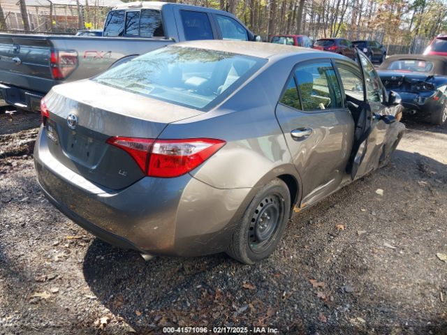 2T1BURHE2KC186389 Toyota COROLLA LE