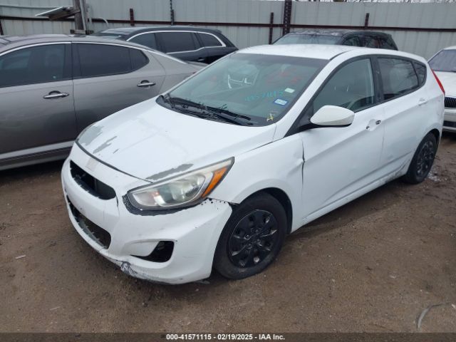KMHCT5AE4HU322734 Hyundai ACCENT SE