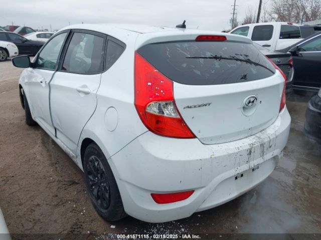 KMHCT5AE4HU322734 Hyundai ACCENT SE