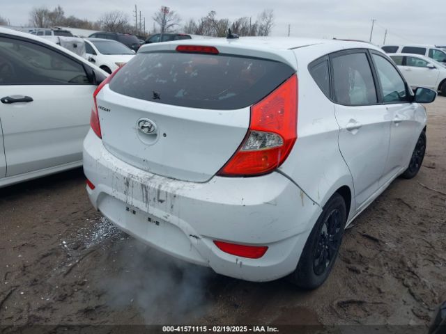 KMHCT5AE4HU322734 Hyundai ACCENT SE