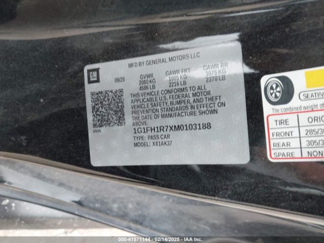 1G1FH1R7XM0103188 Chevrolet Camaro Rwd  2ss