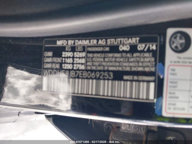 WDDHF8JB7EB069253 Mercedes-Benz E 350 4matic