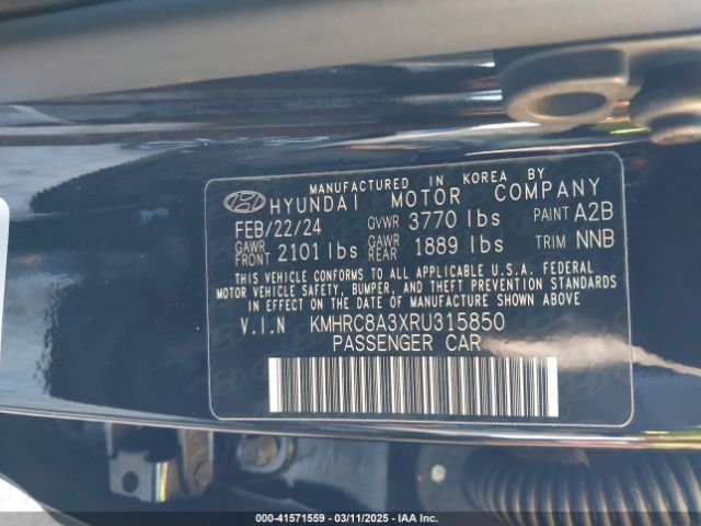 KMHRC8A3XRU315850 Hyundai Venue Sel