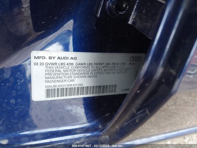 WAUBUDGY3PA101289 Audi A3 Premium Plus 40 Tfsi Front-wheel Drive S Tronic