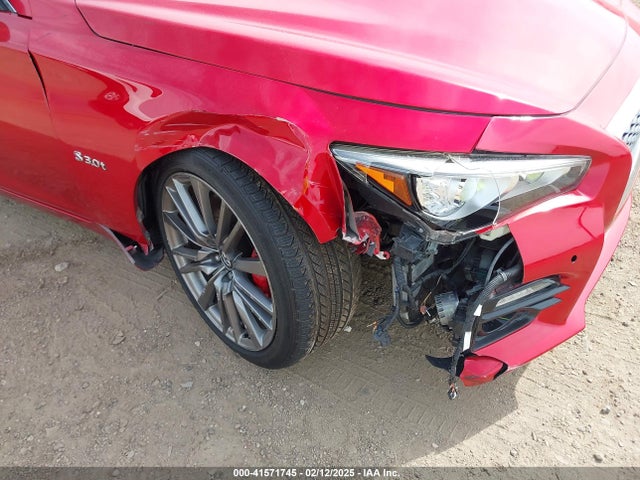 JN1FV7AR6HM871672 Infiniti Q50 3.0t Red Sport 400